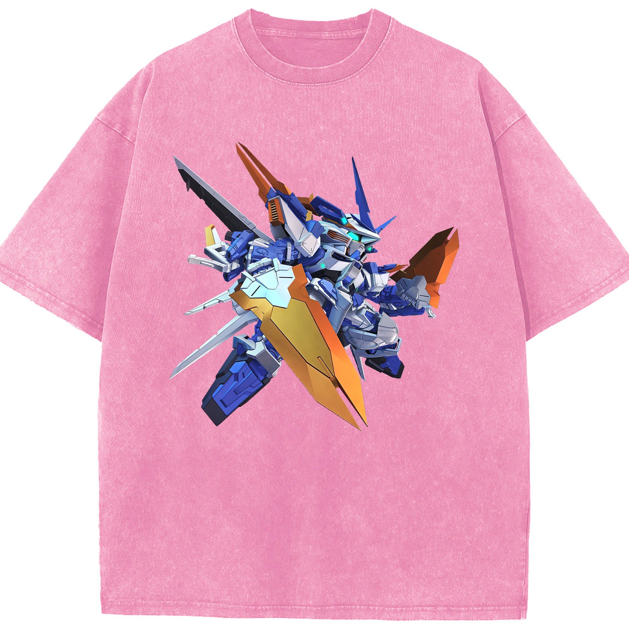 （画像用） 機動戦士ガンダム Mobile Suit Gundam 綿100% ヴィンテージ風 半袖Tシャツ（フロントプリント）
